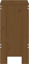 vidaXL - Barkrukken - 2 - st - 40x36x75 - cm - massief - grenenhout - honingbruin
