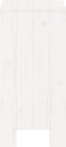 vidaXL - Barkrukken - 2 - st - 40x36x75 - cm - massief - grenenhout - wit
