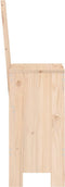 vidaXL - Barkrukken - 2 - st - 40x42x120 - cm - massief - grenenhout