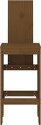 vidaXL - Barkrukken - 2 - st - 40x42x120 - cm - massief - grenenhout - honingbruin