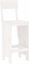 vidaXL - Barkrukken - 2 - st - 40x48,5x115,5 - cm - massief - grenenhout - wit