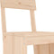 vidaXL - Barkrukken - 2 - st - 40x48,5x115,5 - cm - massief - grenenhout