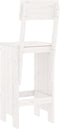 vidaXL - Barkrukken - 2 - st - 40x48,5x115,5 - cm - massief - grenenhout - wit