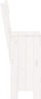 vidaXL - Barkrukken - 2 - st - 40x48,5x115,5 - cm - massief - grenenhout - wit