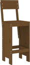 vidaXL - Barkrukken - 2 - st - 40x48,5x115,5 - cm - massief - grenenhout - honingbruin