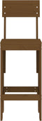 vidaXL - Barkrukken - 2 - st - 40x48,5x115,5 - cm - massief - grenenhout - honingbruin