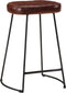 vidaXL - Barkrukken - 2 - st - 41x29x62 - cm - donkerbruin