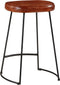 vidaXL - Barkrukken - 2 - st - 41x29x62 - cm - donkerbruin