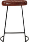 vidaXL - Barkrukken - 2 - st - 41x29x62 - cm - donkerbruin