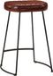 vidaXL - Barkrukken - 2 - st - 41x29x62 - cm - donkerbruin