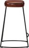 vidaXL - Barkrukken - 2 - st - 41x29x62 - cm - donkerbruin