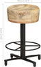 vidaXL - Barkrukken - 2 - st - 52 - cm - massief - mangohout