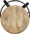 vidaXL - Barkrukken - 2 - st - 52 - cm - massief - mangohout