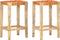 vidaXL - Barkrukken - 2 - st - 75 - cm - echt - leer - bruin