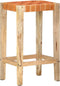 vidaXL - Barkrukken - 2 - st - 75 - cm - echt - leer - bruin