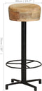 vidaXL - Barkrukken - 2 - st - 76 - cm - massief - mangohout