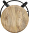 vidaXL - Barkrukken - 2 - st - 76 - cm - massief - mangohout