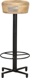 vidaXL - Barkrukken - 2 - st - 76 - cm - massief - mangohout