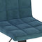 vidaXL - Barkrukken - 2 - st - fluweel - blauw