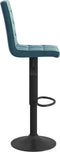 vidaXL - Barkrukken - 2 - st - fluweel - blauw