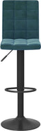 vidaXL - Barkrukken - 2 - st - fluweel - blauw