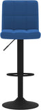 vidaXL - Barkrukken - 2 - st - fluweel - blauw