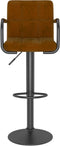 vidaXL - Barkrukken - 2 - st - fluweel - bruin