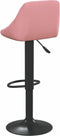 vidaXL - Barkrukken - 2 - st - fluweel - roze