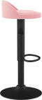 vidaXL - Barkrukken - 2 - st - fluweel - roze