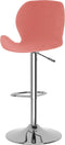 vidaXL - Barkrukken - 2 - st - fluweel - roze