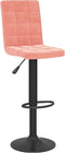 vidaXL - Barkrukken - 2 - st - fluweel - roze