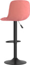 vidaXL - Barkrukken - 2 - st - fluweel - roze