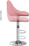 vidaXL-Barkrukken-2-st-fluweel-roze
