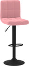 vidaXL - Barkrukken - 2 - st - fluweel - roze
