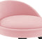 vidaXL - Barkrukken - 2 - st - fluweel - roze