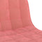 vidaXL - Barkrukken - 2 - st - fluweel - roze