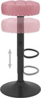 vidaXL - Barkrukken - 2 - st - fluweel - roze