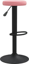 vidaXL - Barkrukken - 2 - st - fluweel - roze