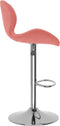 vidaXL - Barkrukken - 2 - st - fluweel - roze