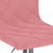vidaXL - Barkrukken - 2 - st - fluweel - roze
