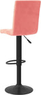 vidaXL - Barkrukken - 2 - st - fluweel - roze