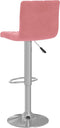 vidaXL - Barkrukken - 2 - st - fluweel - roze