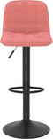 vidaXL - Barkrukken - 2 - st - fluweel - roze