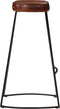 vidaXL - Barkrukken - 2 - st - Gavin - 44x37,5x78 - cm - donkerbruin