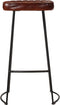 vidaXL - Barkrukken - 2 - st - Gavin - 44x37,5x78 - cm - donkerbruin