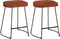 vidaXL - Barkrukken - 2 - st - Gavin - 45x38x53 - cm - massief - mangohout