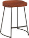 vidaXL - Barkrukken - 2 - st - Gavin - 45x38x53 - cm - massief - mangohout