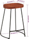 vidaXL - Barkrukken - 2 - st - Gavin - 45x40x63 - cm - massief - mangohout