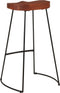vidaXL - Barkrukken - 2 - st - Gavin - 50x40x78 - cm - massief - mangohout