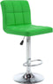 vidaXL - Barkrukken - 2 - st - kunstleer - groen